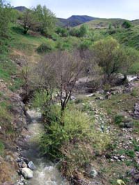 nordwestreise alborzgebirge fluss in aghc