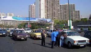 teheran verkehr 2 shahrak gharb