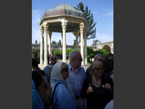 freundeskreis isfahan reise, beim hafiz